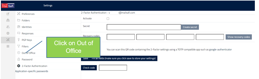 Best4mailing click on out of office